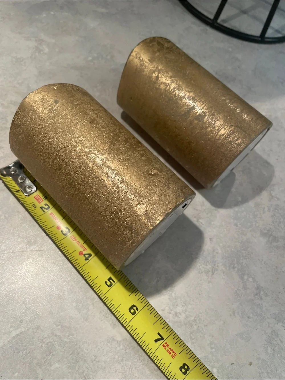 Gold LED Pillar Candles - Decorative Home Accent